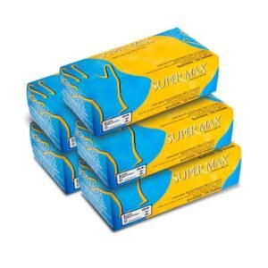 Kit 5 Caixas Luva Látex para Procedimento com Pó - Supermax